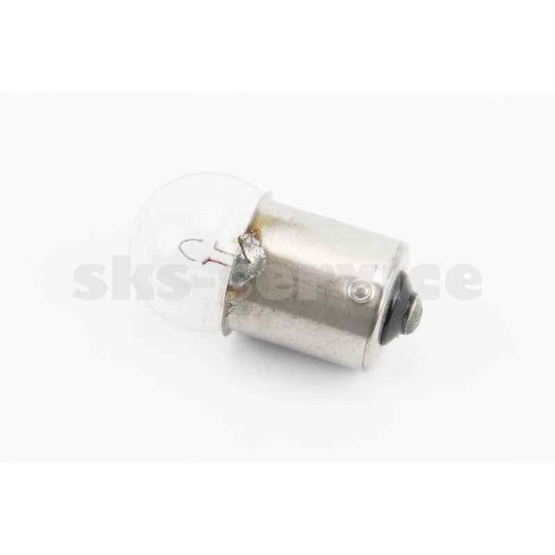 Лампа повороту (біла з цоколем) 12V / 5W G18 BA15s