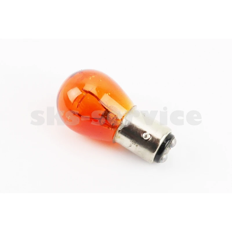 Лампа стопа (велика) 12V21 / 5W помаранчева S25 / BA15D