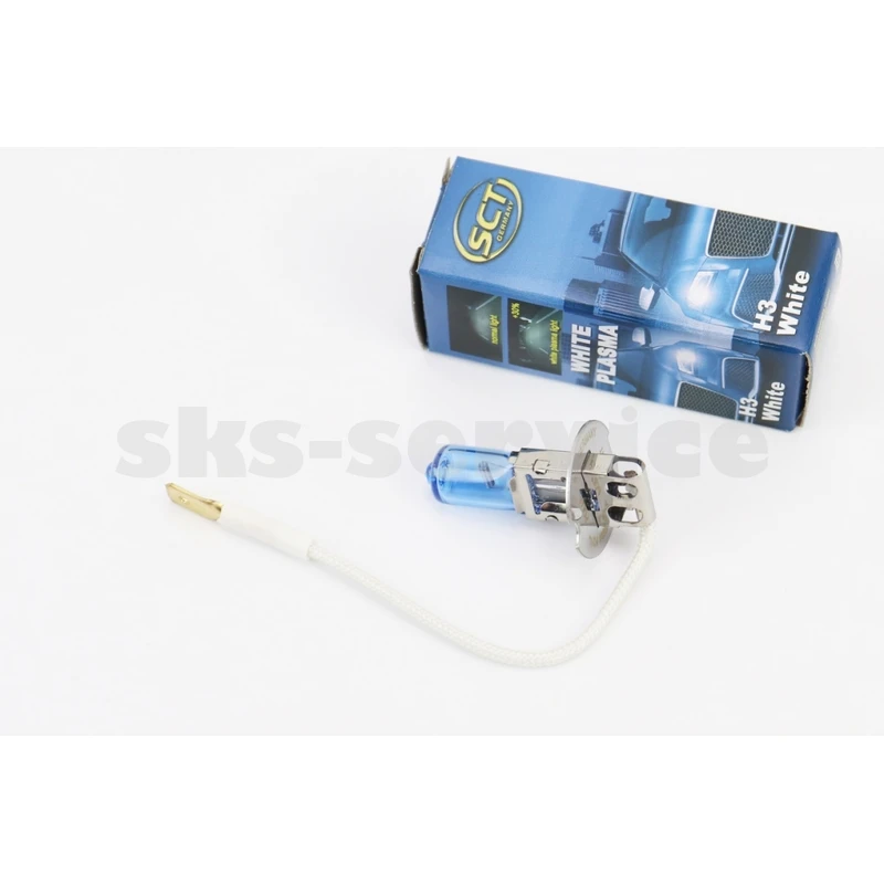 Лампа фари H3 12V 55W галогенна Super White