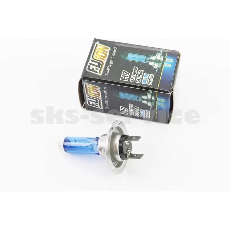 Лампа фари галоген H7 12V 100W PX26D Super White