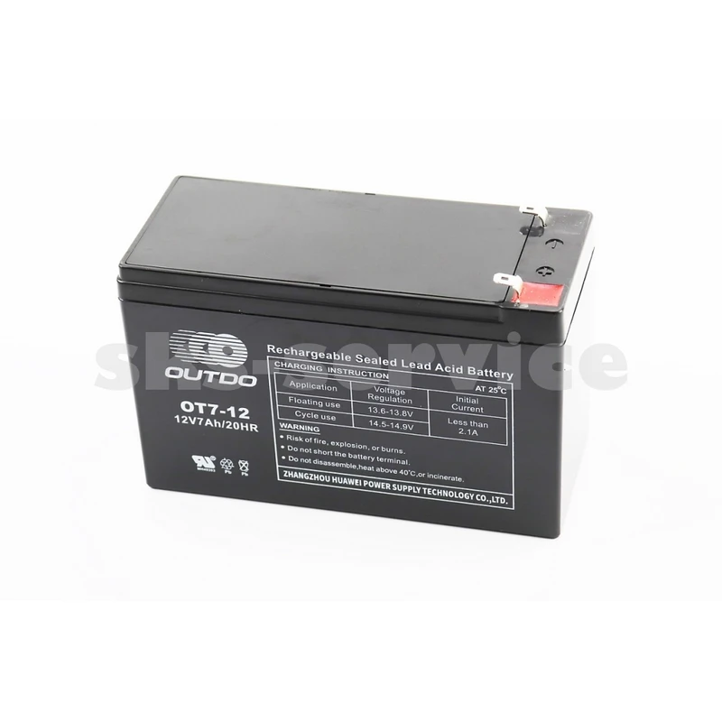 Акумулятор 12V7Ah OT7-12 кислотний (L151*W65*H94mm) для ДБЖ, іграшок та ін.