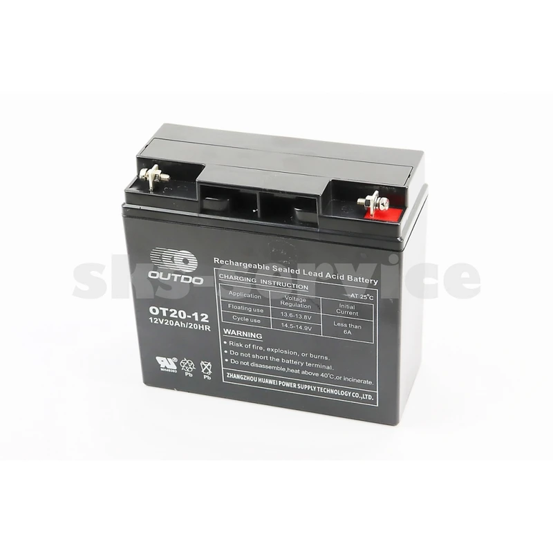 Акумулятор 12V20Ah OT20-12 кислотний (L181*W77*H167mm) для ДБЖ, іграшок та ін.