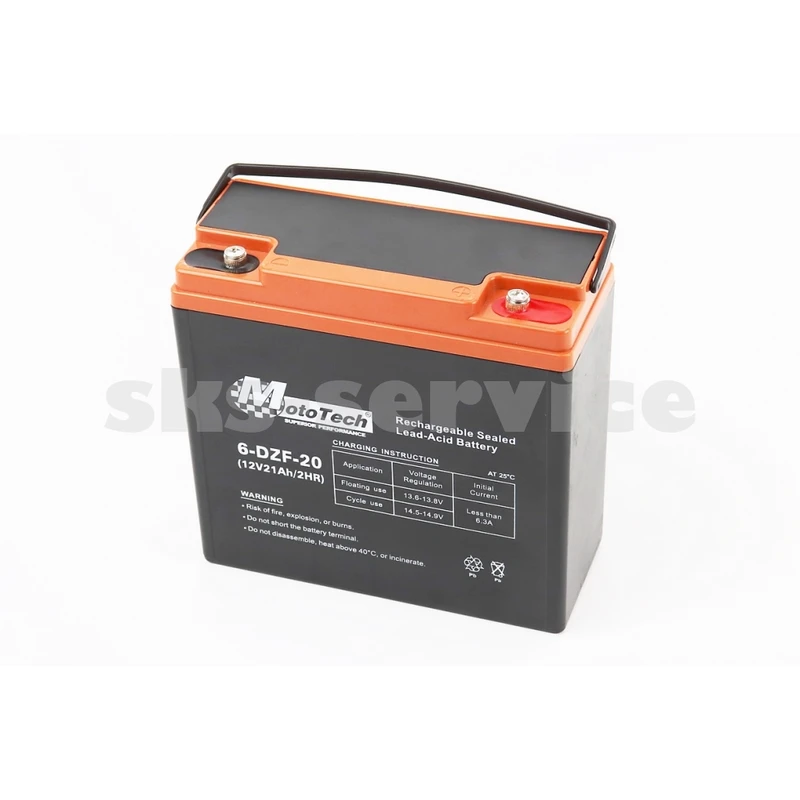 Акумулятор 12V21Ah 6DZF20 кислотний (L180*W78*H170mm) для ДБЖ, іграшок та ін.