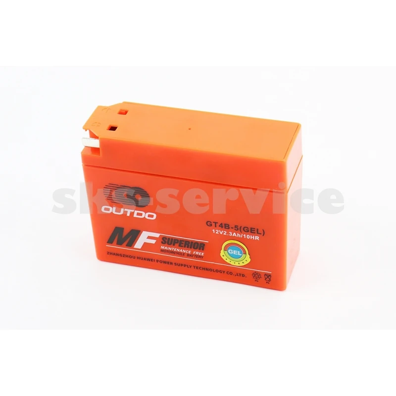 Акумулятор 12V2,3Ah GT4B-5 GEL (L115*W39*H87mm) таблетка-Yamaha/suzuki