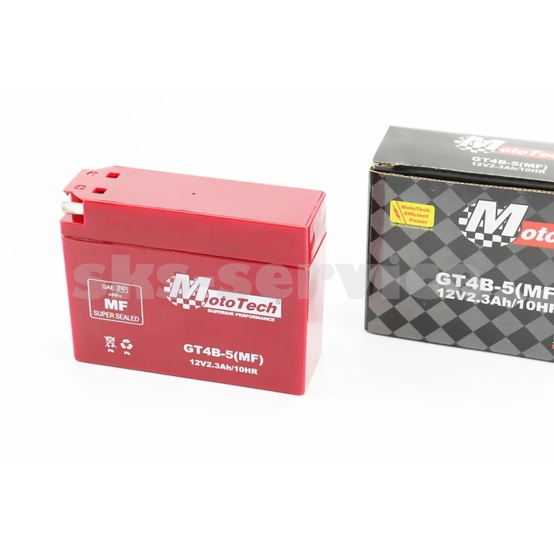 Акумулятор 12V2,3Ah GT4B-5(MF) кислотний (L115*W39*H87mm) таблетка-Yamaha/suzuki