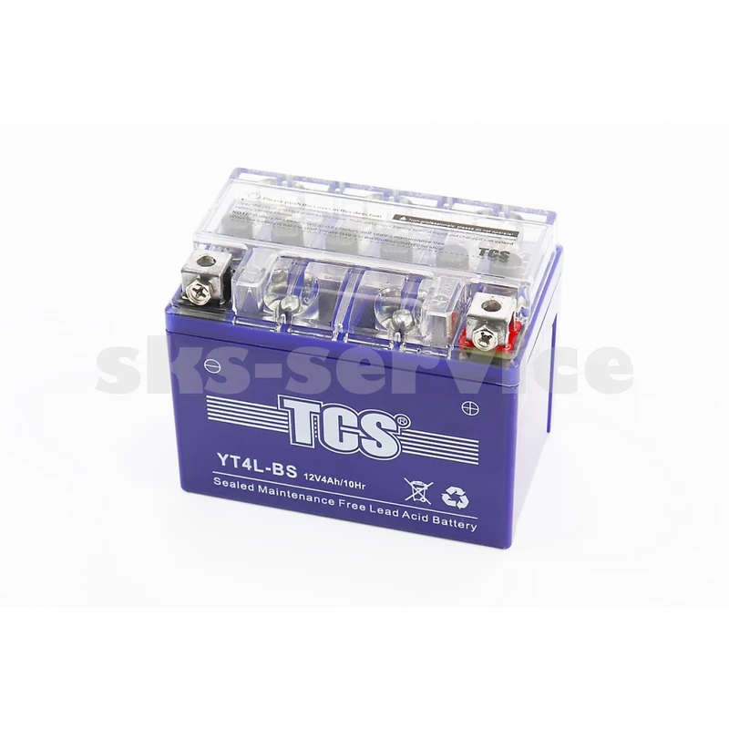 Акумулятор 12V4Ah YT4L-BS GEL (L113*W70*H85mm), синій
