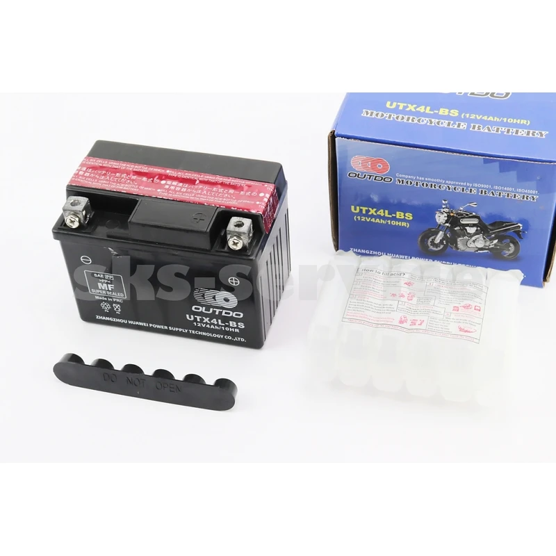 Аккумулятор 12V4Ah UTX4L-BS кислотный (L113*W70*H85mm)