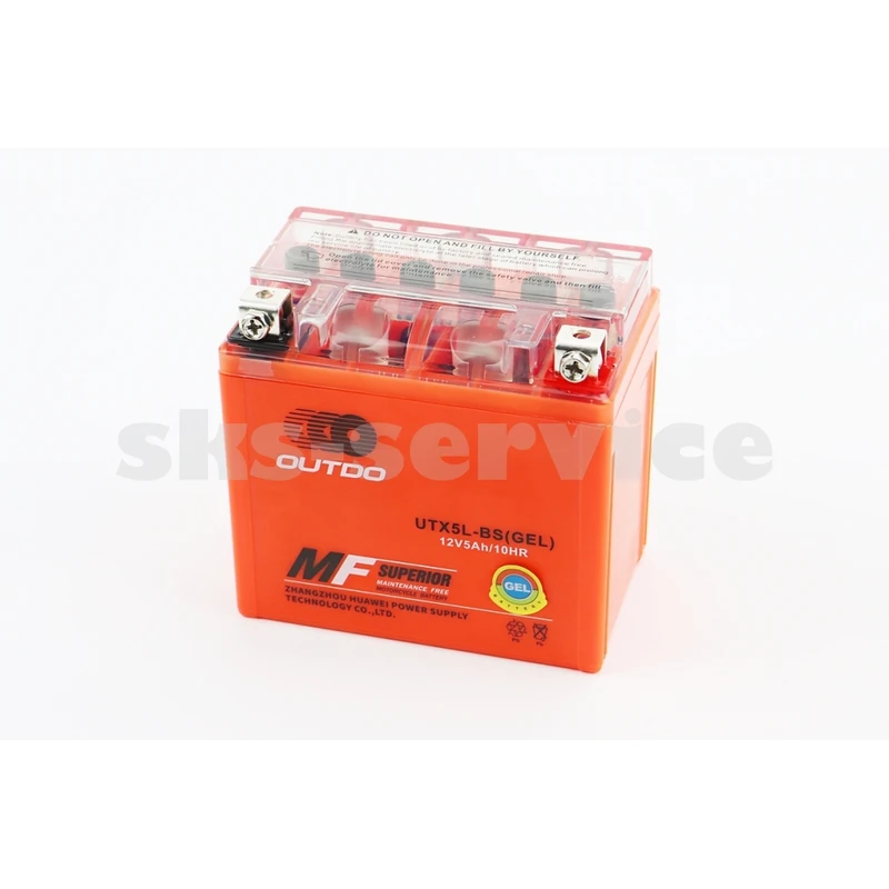 Акумулятор 12V5Ah UTX5L-BS GEL (L113*W70*H107mm)