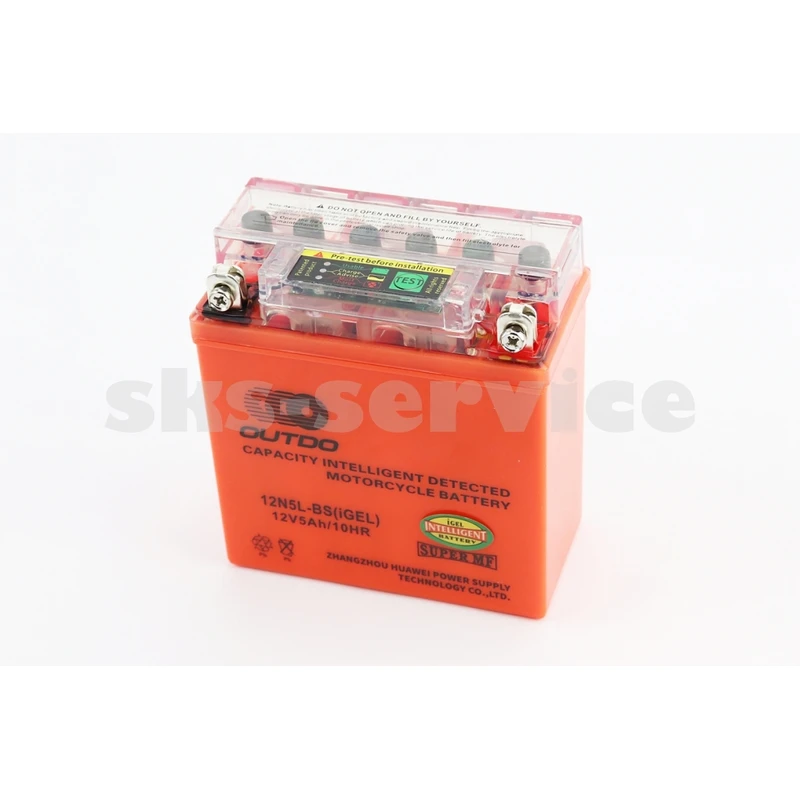 Акумулятор 12V5Ah 12N5L-BS GEL (L120*W60*H130mm) Active, з індикатором