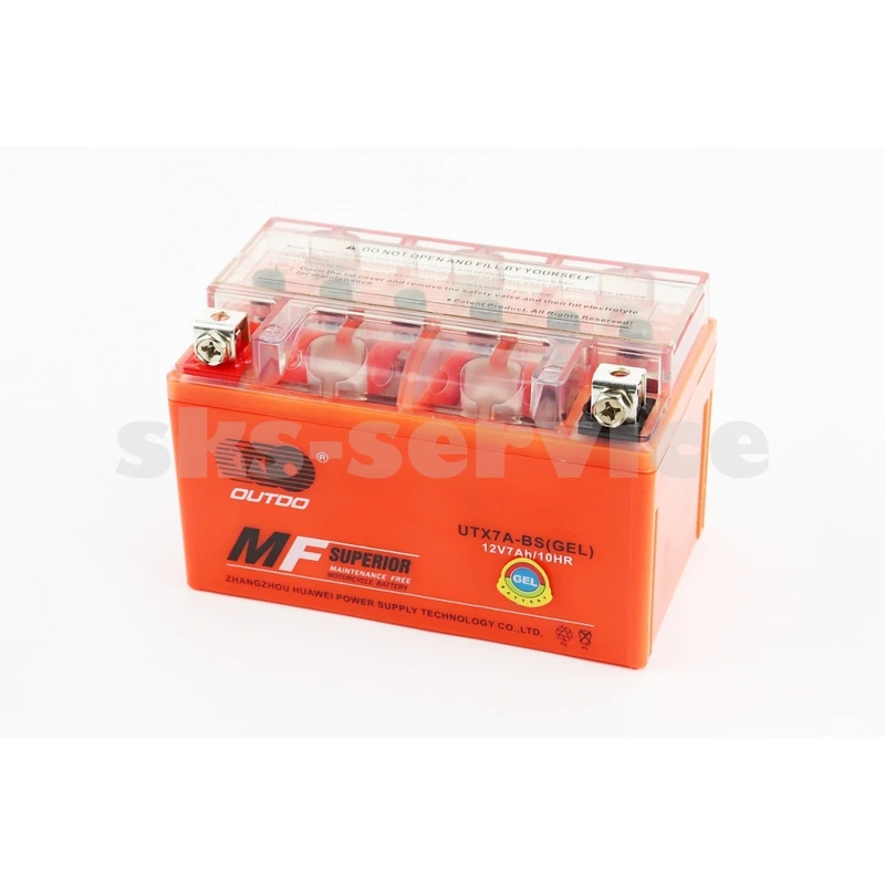 Акумулятор 12V7Ah UTX7A-BS GEL (L150 * W87 * H94mm)