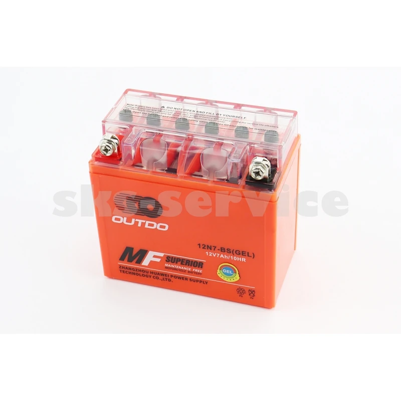Акумулятор 12V7Ah 12N7-BS GEL (L137*W76*H124mm) МОТО
