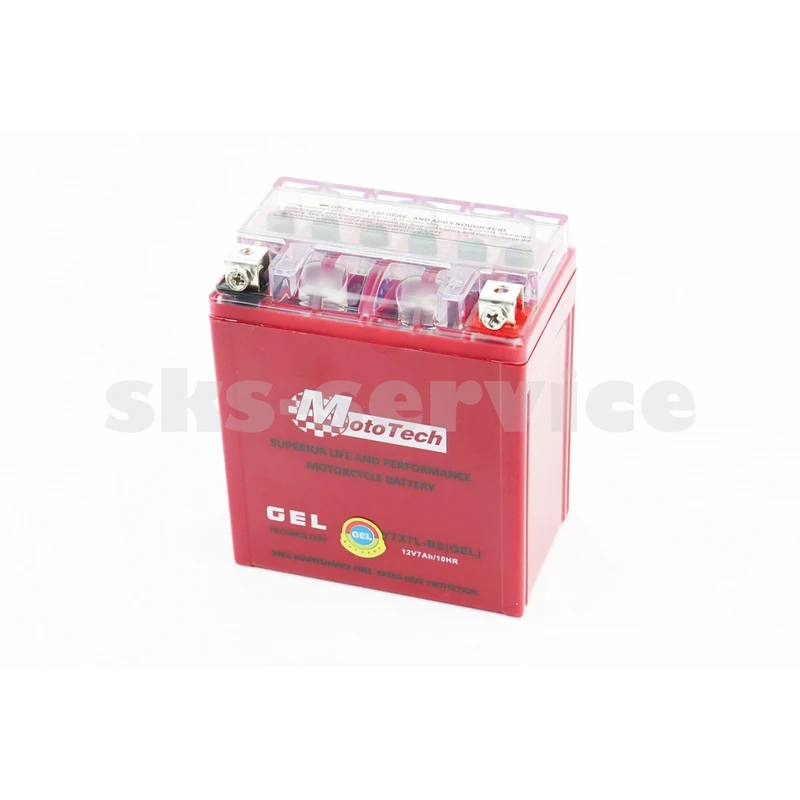 Акумулятор 12V7Ah YTX7L-BS GEL (L113*W70*H132mm) МОТО