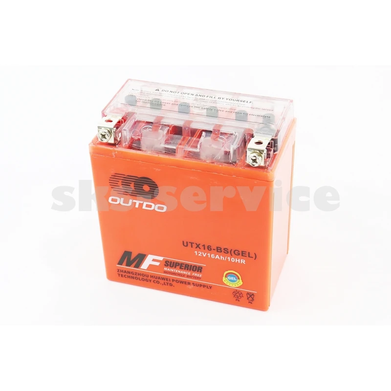 Акумулятор 12V16Аh UTX16-BS GEL (L150*W87*H161mm)