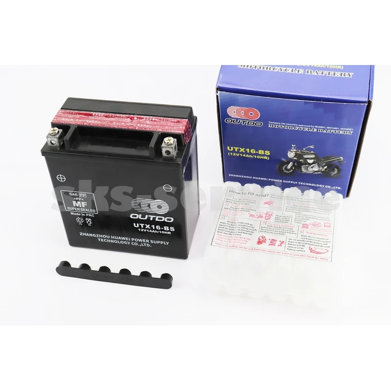 Акумулятор 12V14Аh UTX16-BS кислотний (L150*W87*H161mm)