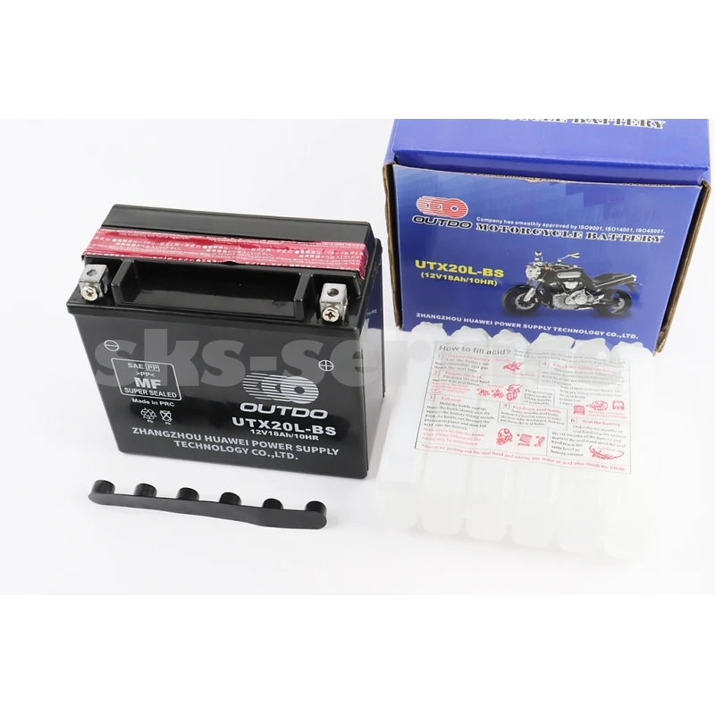 Акумулятор 12V18Аh UTX20L-BS кислотний (L175*W85*H155mm)