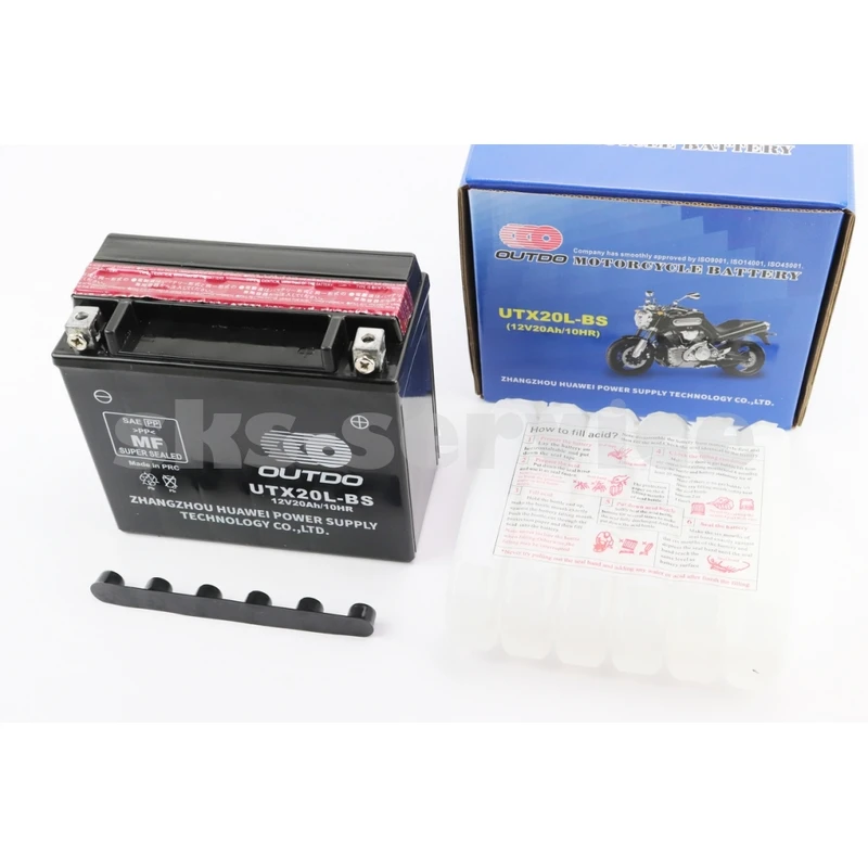 Акумулятор 12V20Аh UTX20L-BS кислотний (L175*W85*H155mm)