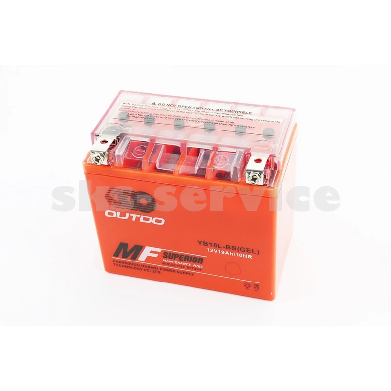 Акумулятор 12V19Аh YB16L-BS GEL (L175*W100*H155mm)
