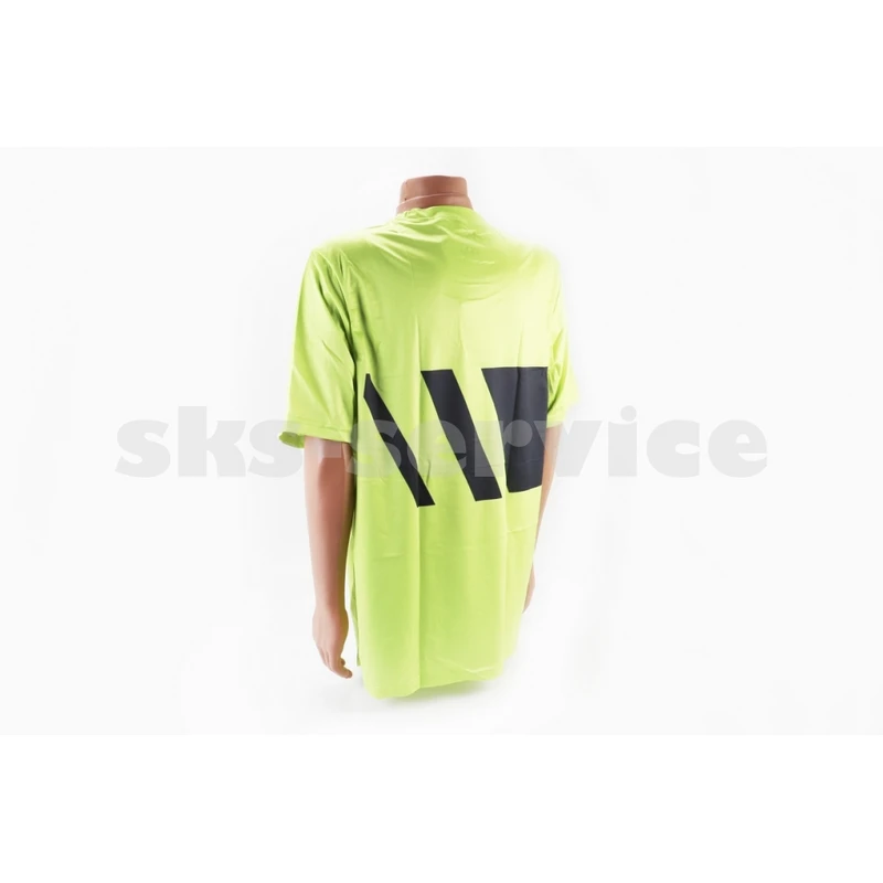 Фото 2 - Футболка (Джерси) мужская L-(Polyester 100%), короткие рукава, свободный крой, салатово-черная, НЕ оригинал, тип 2