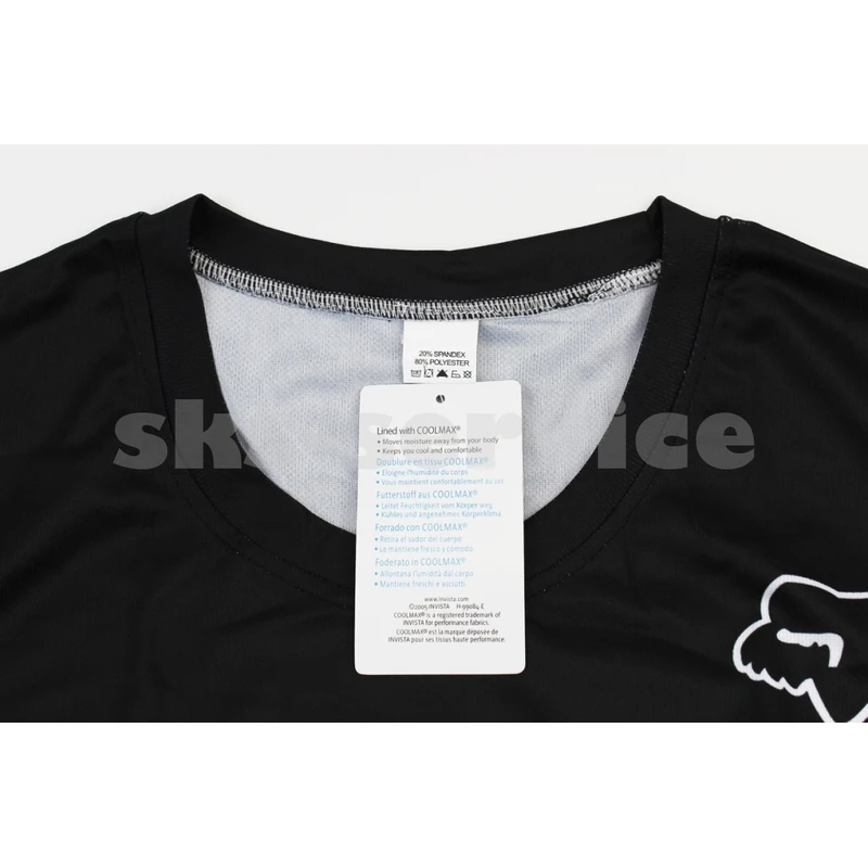 Фото 3 - Футболка (Джерсі) чоловіча L-(Polyester 80% / Spandex 20%), короткі рукави, вільний крій, чорно-сіра, НЕ оригінал