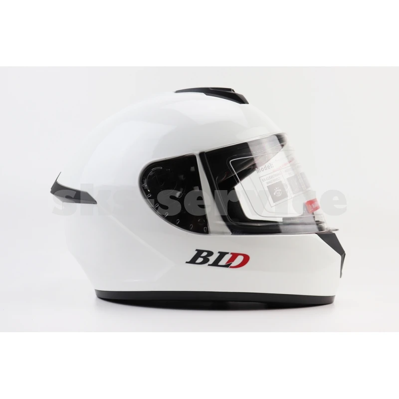 Фото 3 - Шолом інтеграл, закритий BLD-M63 М (57-58см), БІЛИЙ глянець