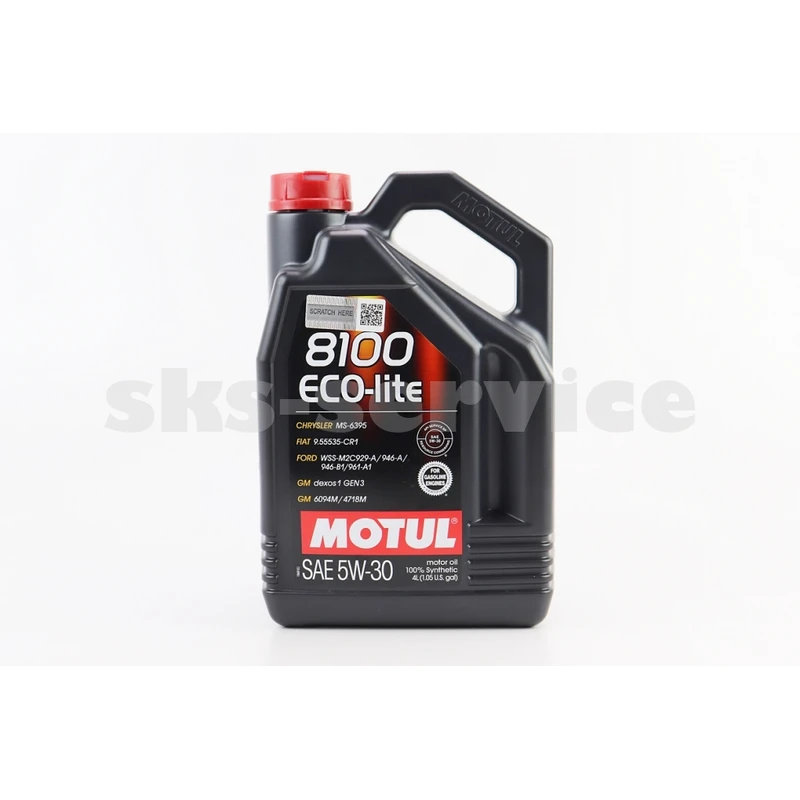 Олива 4T 5W-30 - синтетична універсальна 8100 ECO-lite, 4L
