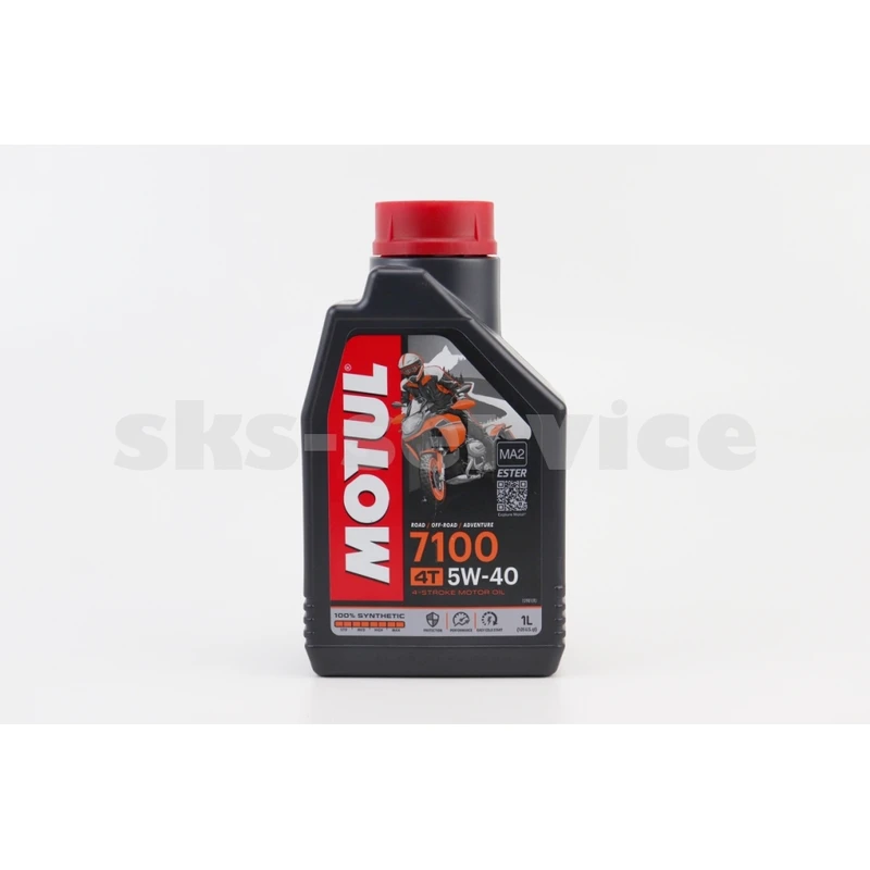 Олива 4T 5W-40 - синтетична мотоциклетна 7100 SYNTHETIC 100%, 1L