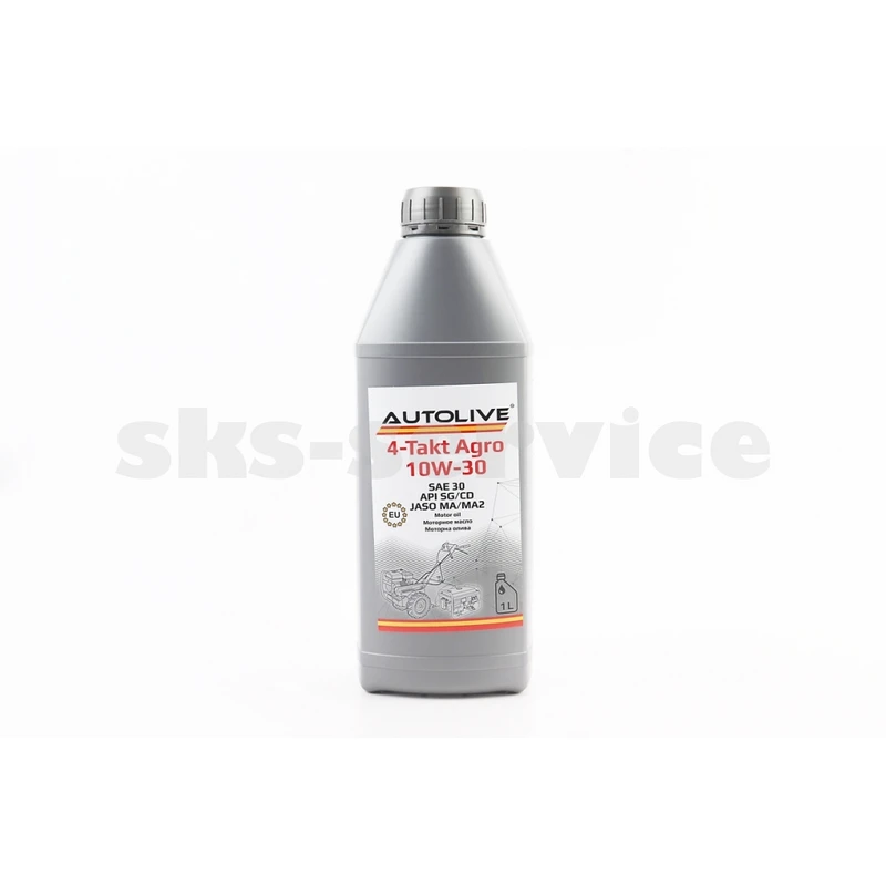 Олива 4T 10W-30 - мінеральна універсальна AGRO 1L