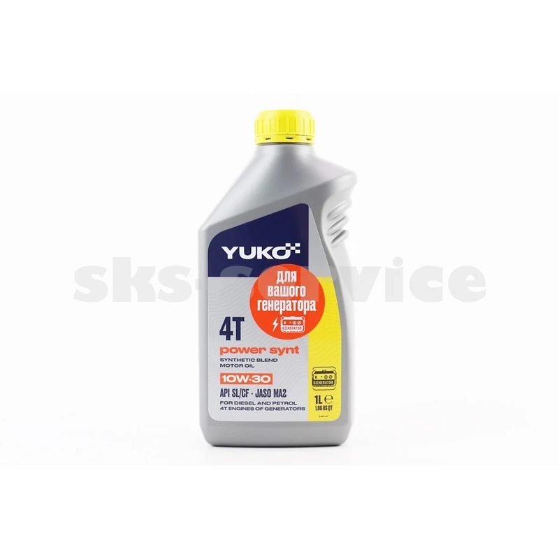 Фото 1 - Олива 4T 10W-30 - напівсинтетична універсальна POWER SYNT, 1L