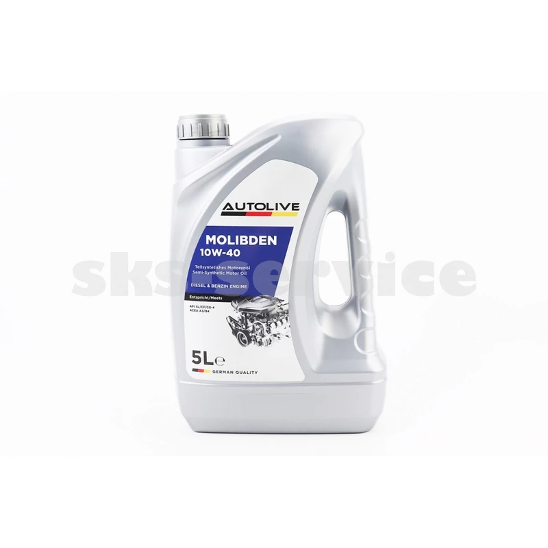 Олива 4T 10W-40 - напівсинтетична універсальна, Molibden Diesel & Benzin 5L