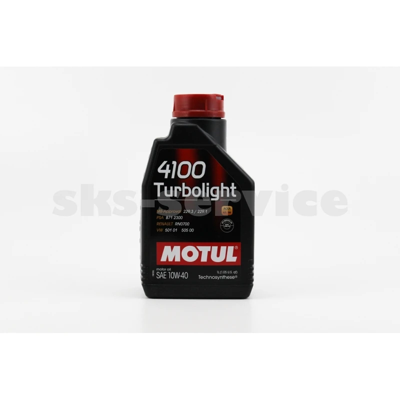 Фото 1 - Олива 4T 10W-40 - напівсинтетична універсальна 4100 Turbolight, 1L