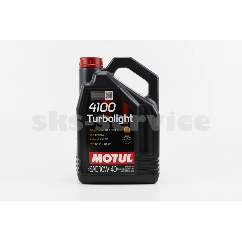 Олива 4T 10W-40 - напівсинтетична універсальна 4100 Turbolight, 4L