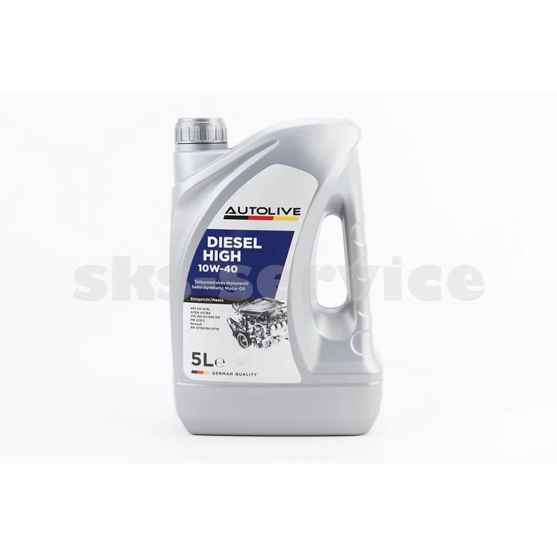 Олія 4T 10W-40 - напівсинтетична універсальна DIESEL HIGH, 5L