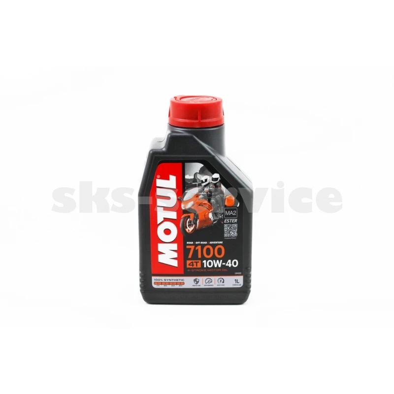 Олива 4T 10W-40 - синтетична мотоциклетна 7100 SYNTHETIC 100%, 1L