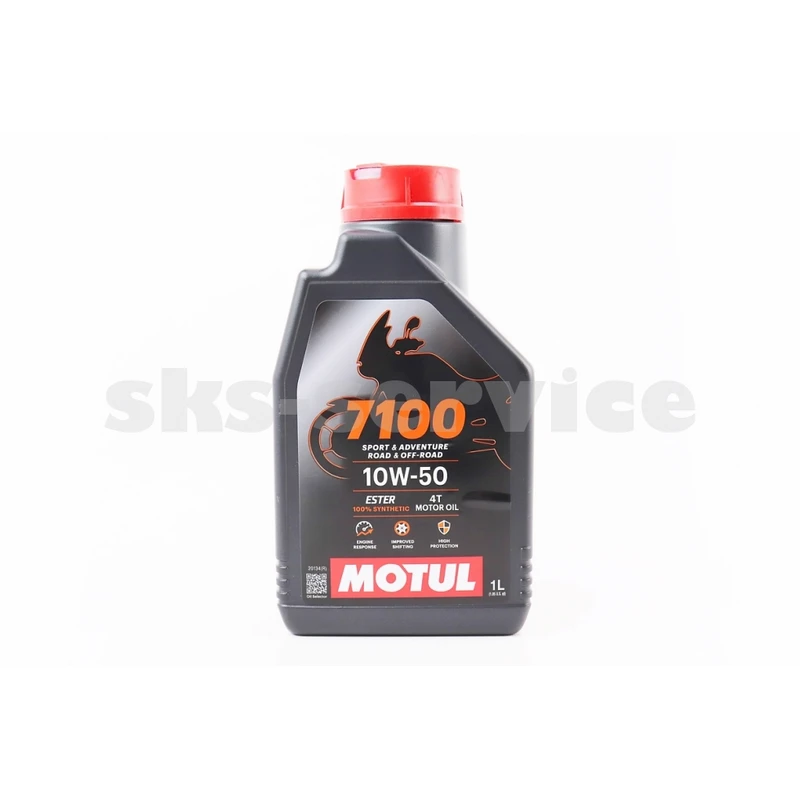 Олива 4T 10W-50 - синтетична мотоциклетна 7100 SYNTHETIC 100%, 1L