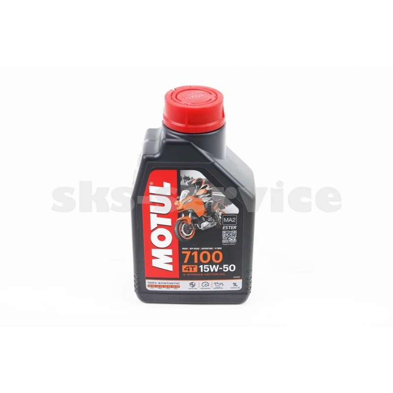 Олива 4T 15W-50 - синтетична мотоциклетна 7100 SYNTHETIC 100%, 1L