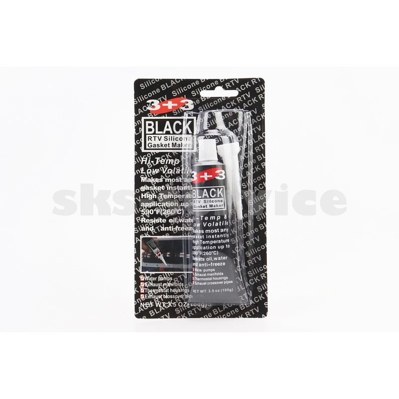 Герметик силіконовий високотемпературний ЧОРНИЙ Gasket Maker BLACK 100g