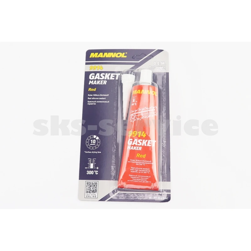 Герметик силіконовий високотемпературний ЧЕРВОНИЙ Gasket Maker RED 85g