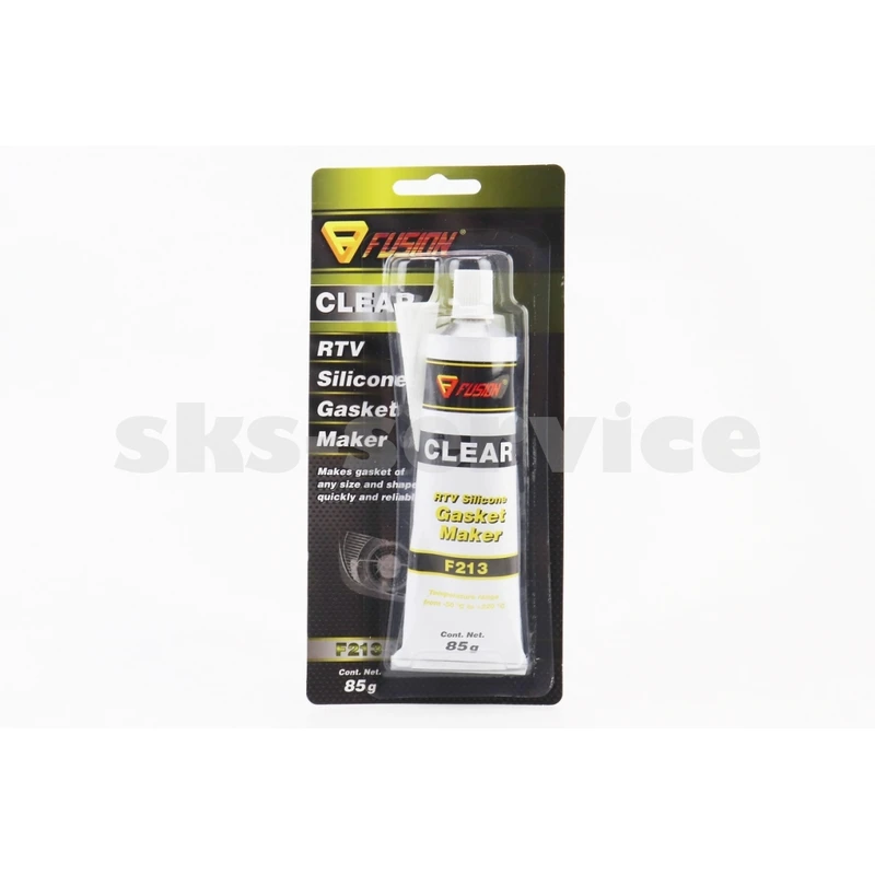 Герметик силіконовий високотемпературний ПРОЗОРНИЙ Gasket Maker CLEAR 85g