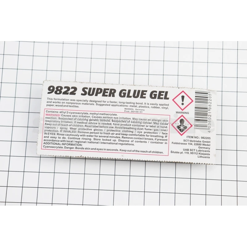 Фото 2 - Клей многофункциональный, гелевый "Super Glue GEL", 3g