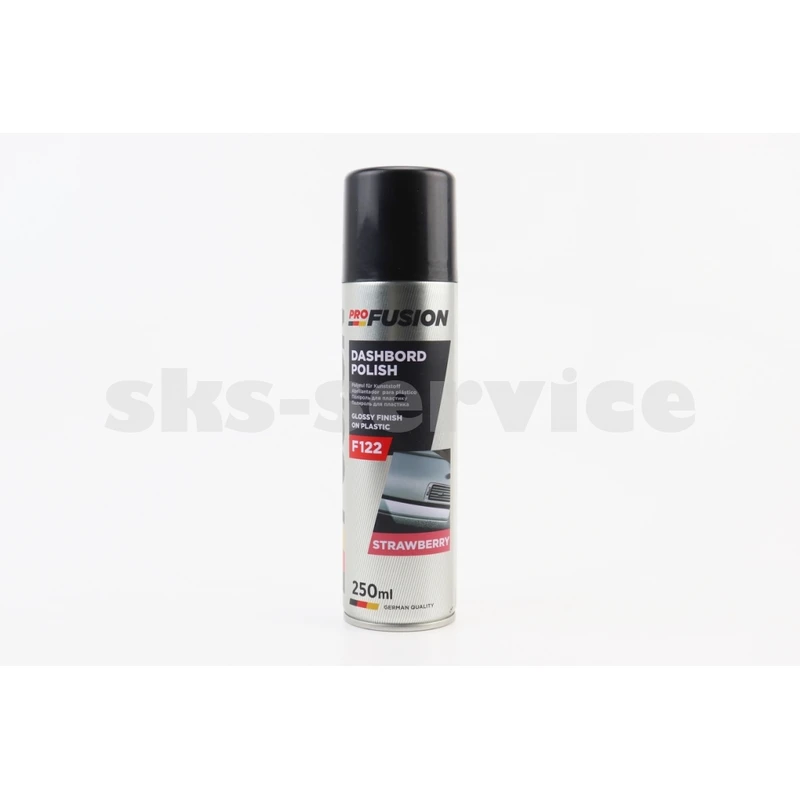 Поліроль для пластика з ароматизатором (полуниця) DASHBOARD POLISH, Аерозоль 250ml