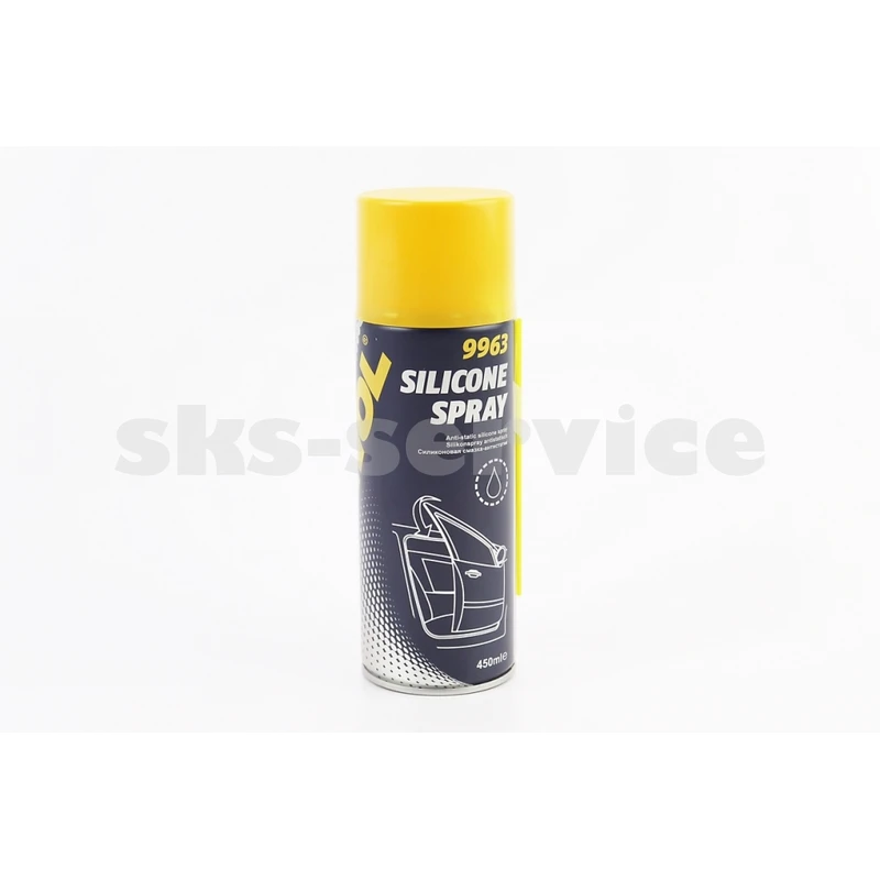 Змазка силіконова, водовідштовхувальне SILIKONE SPRAY, Аерозоль 450ml