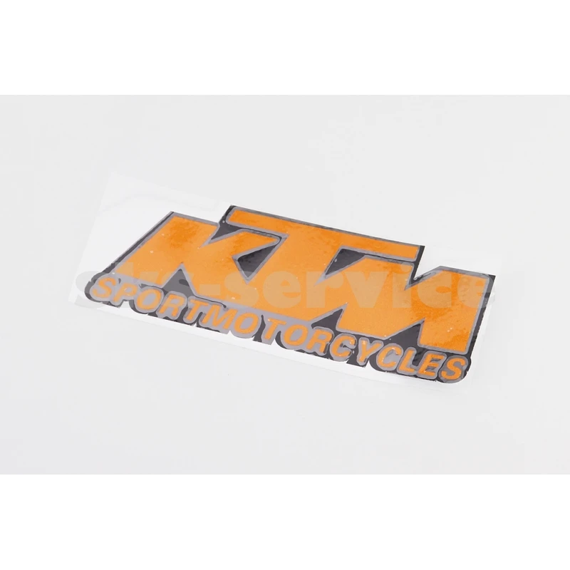 Наклейка KTM 170х65мм, світловідбиваюча
