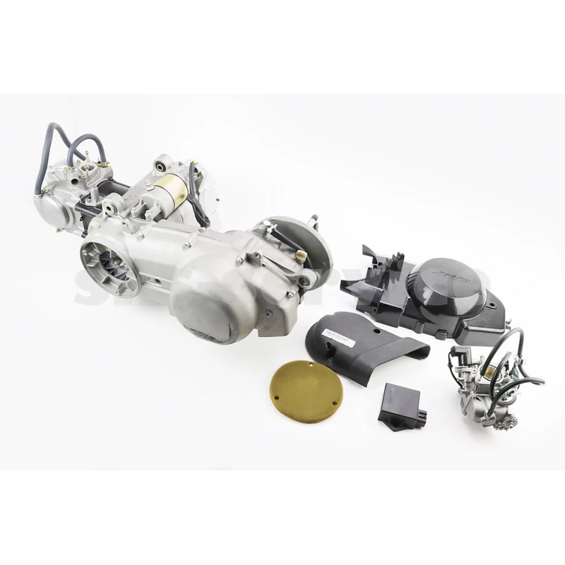 Двигатель скутерный в сборе Yamaha MAJESTY - 250cc + карбюратор, коммутатор