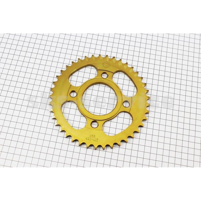 Зірка задня WY125 - 428-41Т - d=58; 4отв.*90mm GOLD (ZS125J спиці)