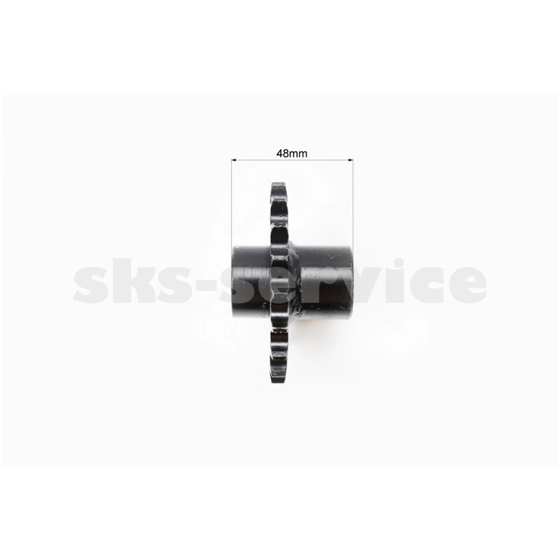 Фото 3 - Зірка приводна задня шліцьова 428-19T (втулка d=20mm, L=48mm)