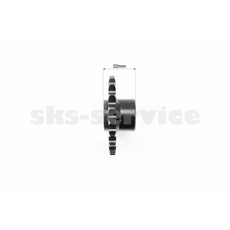 Фото 3 - Зірка приводна задня шліцьова 428-19T (втулка d=25mm, L=32mm)