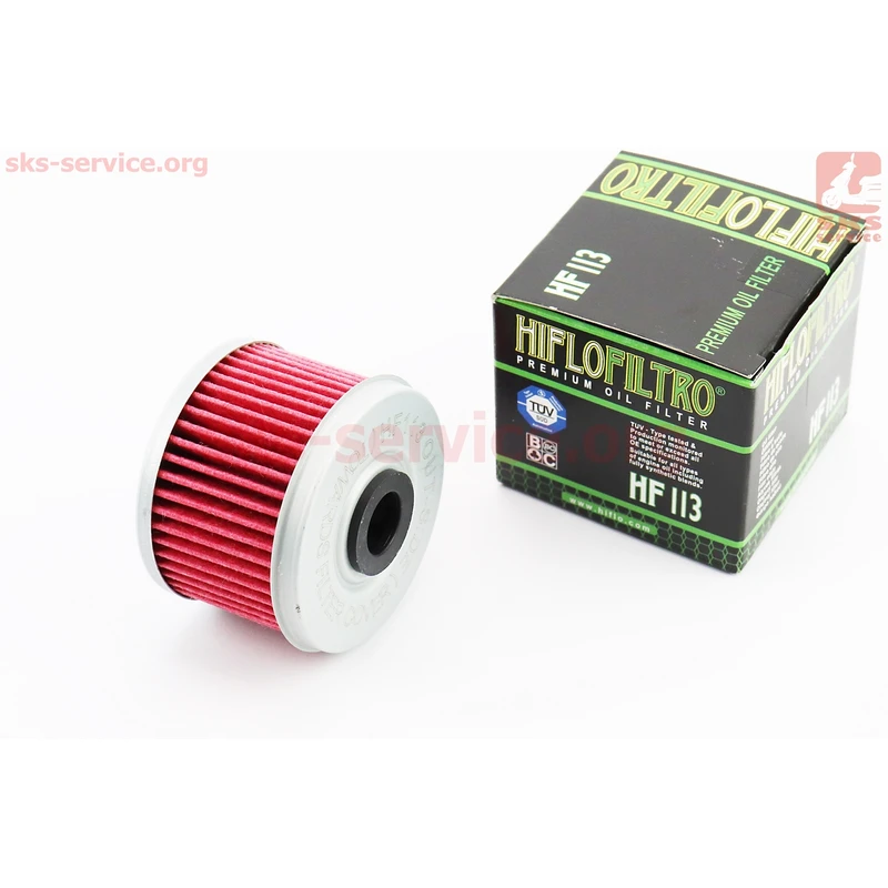 Фільтр-елемент масляний HF113 (50x38 мм) HONDA CBF 250/HONDA VT 125 C Shadow/HONDA XL 125 V Varadero, HONDA TRX 200/350/400/450