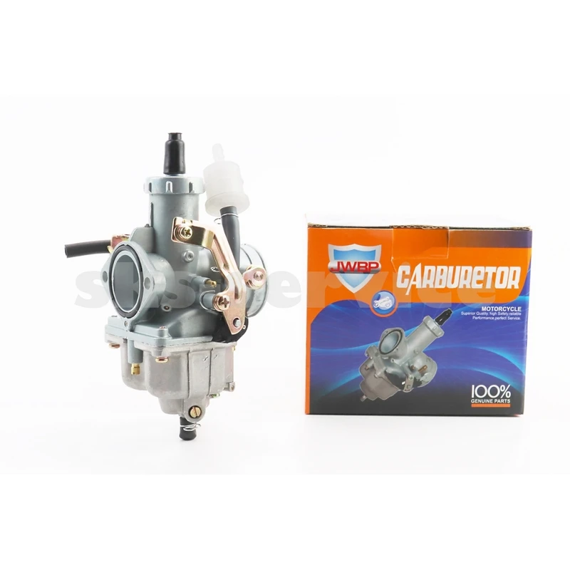 УЦІНКА CB125-300 Карбюратор СВ/CG-200 (d=30), дросель під трос, з прискорювальним насосом (відламаний важіль, див. фото)