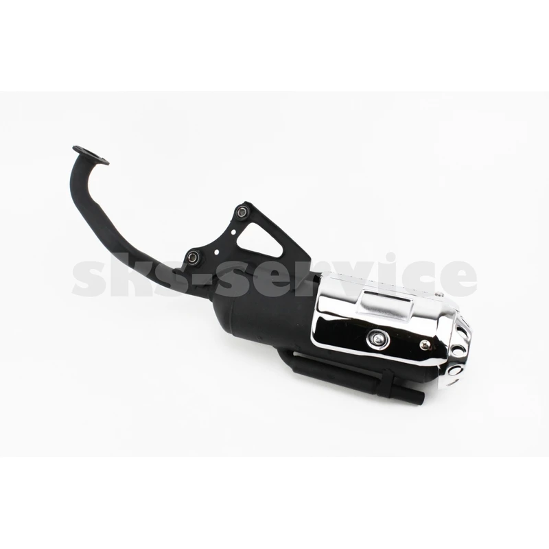 Фото 3 - Глушник Honda DIO ZX AF34 / 35, LEAD AF-48, ХРОМ