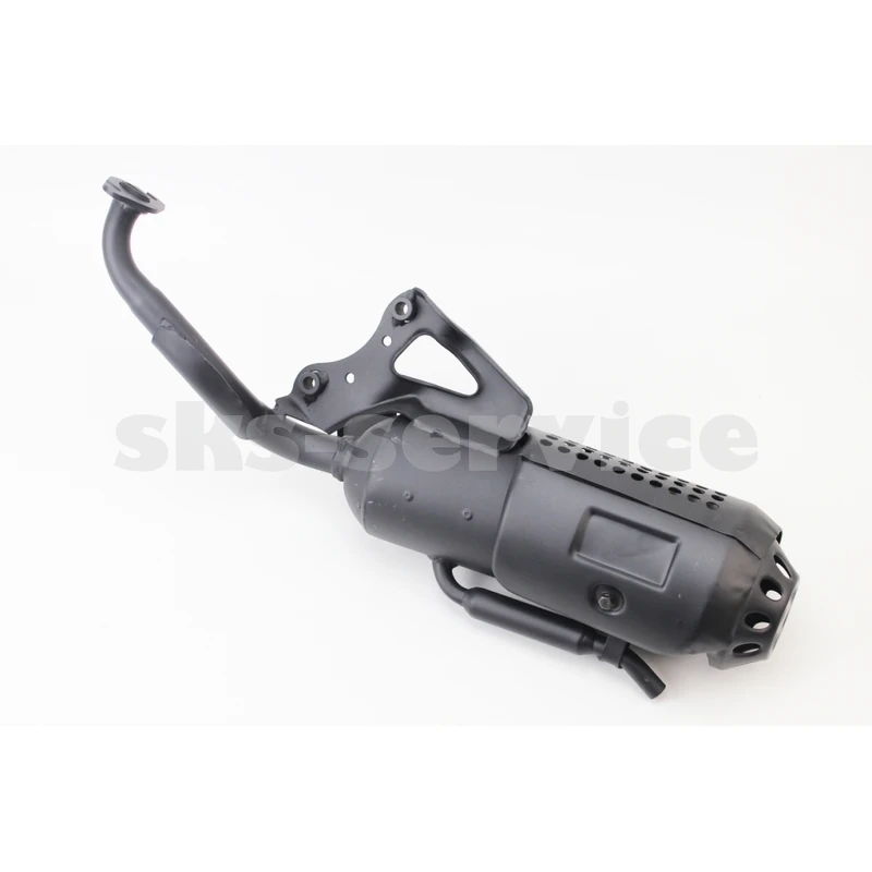 Фото 2 - Глушник Honda DIO ZX AF34 / 35, LEAD AF-48, ЧОРНИЙ